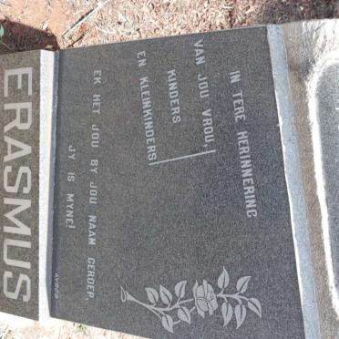 ERASMUS Petrus Johannes 1915-1977