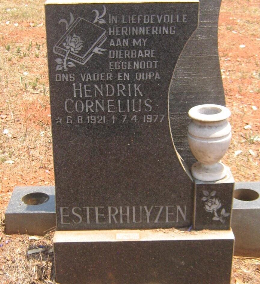 ESTERHUYZEN Hendrik Cornelius 1921-1977