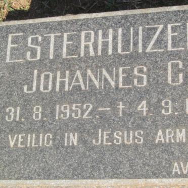 ESTERHUIZEN Johannes C. 1952-1952