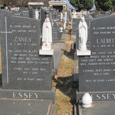 ESSEY Zaney 1921-1988 &amp; Laurita 1914-1992