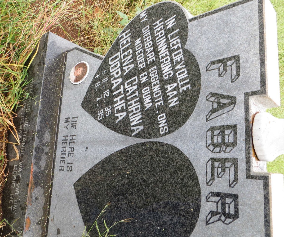 FABER Helena Cathrina Dorathea 1935-1995