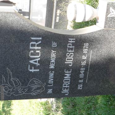 FAGRI Jerome Joseph 1948-1976