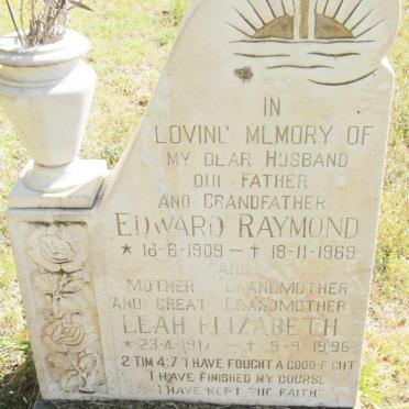 FARRELL Edward Raymond 1909-1969 &amp; Leah Elizabeth 1917-1996