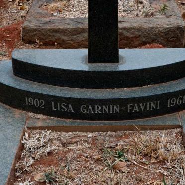 FAVINI Lisa, GARNIN 1902-1961