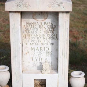 FAIOLA Mario 1910-1976 &amp; Lydia 1913-1984