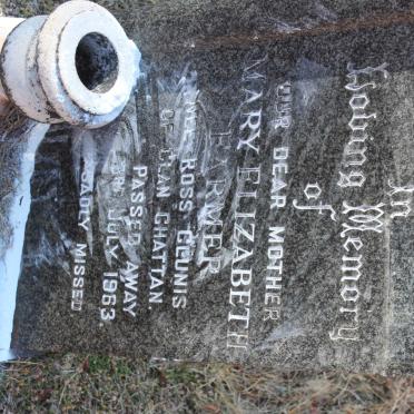 FARMER Mary Elizabeth nee ROSS-CLUNIS -1963