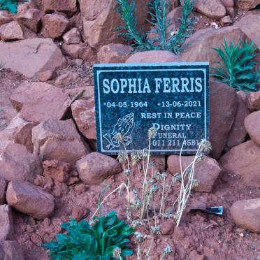 FERRIS Sophia 1964-2021