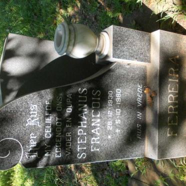 FERREIRA Stephanus Francois 1930-1980