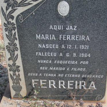 FERREIRA Maria 1921-1964