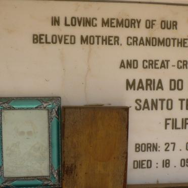 FILIPE Maria Do Espirito Santo Teixeira 1930-2006
