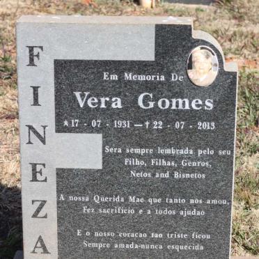 FINEZA Vera Gomes 1931-2013