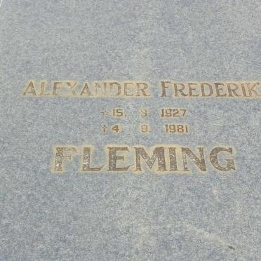FLEMING Alexander Frederik 1927-1981