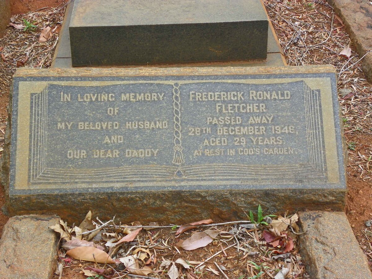 FLETCHER Frederick Ronald -1946