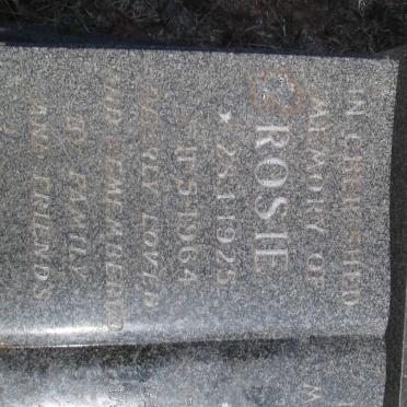 FLYNN Dick 1929-1987 &amp; Rosie 1925-1964