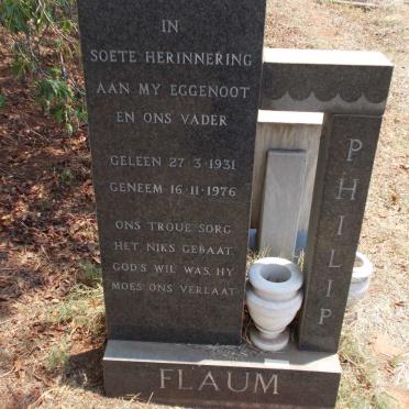 FLAUM Philip 1931-1976