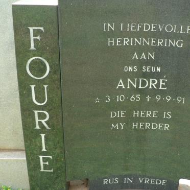 FOURIE Andre 1965-1991