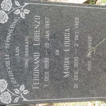 FOSSATI Ferdinand Lorenzo 1896-1967 &amp; Maria Louisa 1900-1969