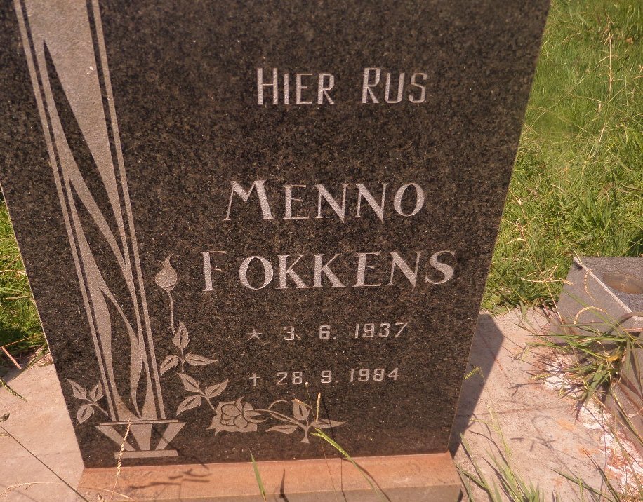 FOKKENS Menno 1937-1984