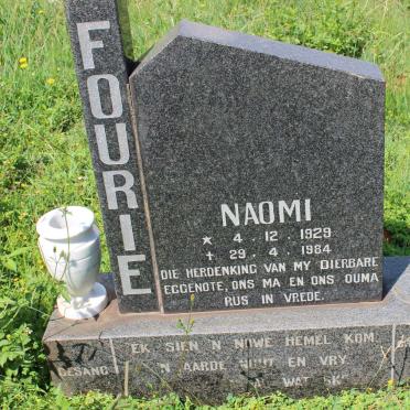 FOURIE Naomi 1929-1984