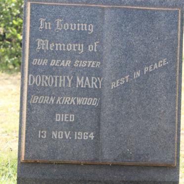 FORD Dorothy Mary nee KIRKWOOD -1964