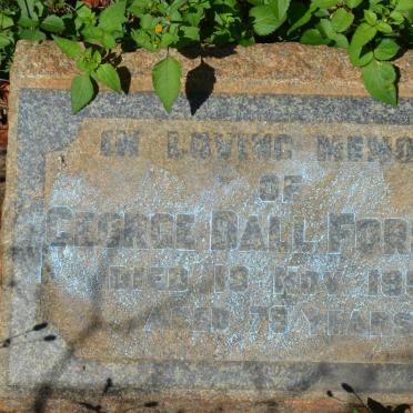 FORSYTH George Dall -1950