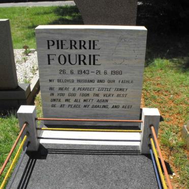 FOURIE Pierrie 1943-1980