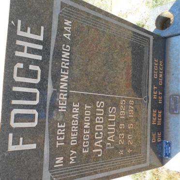 FOUCHÉ Jacobus Paulus 1925-1978