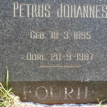 FOURIE Petrus Johannes 1895-1967