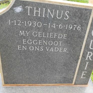 FOURIE Thinus 1930-1976