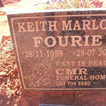FOURIE Keith Marlon 1959-2021