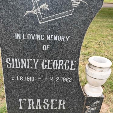 FRASER Sidney George 1910-1962