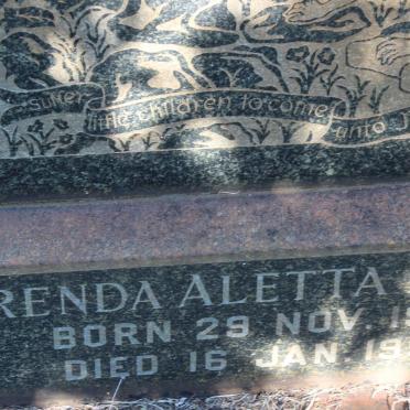 FROST Brenda Aletta 1951-1952