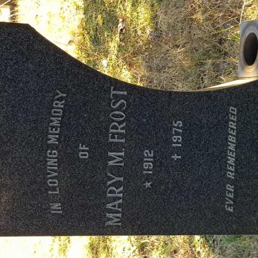 FROST Mary M. 1912-1975