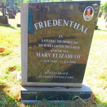 FRIEDENTHAL Mary Elizabeth 1910-1990