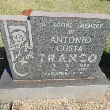 FRANCO Antonio Costa 1899-1979