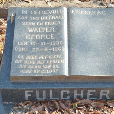 FULCHER Walter George 1936-1962