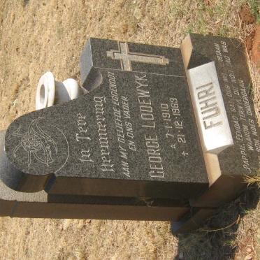 FUHRI George Lodewyk 1910-1963