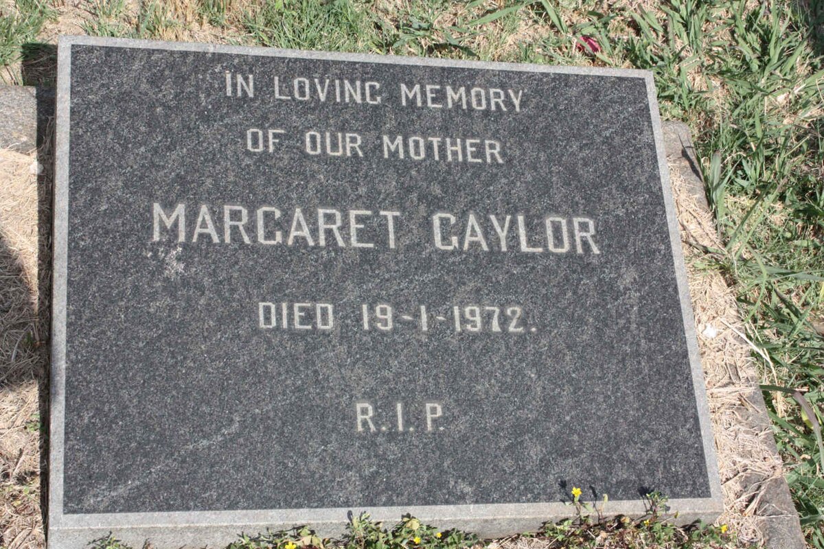 GAYLOR Margaret -1972