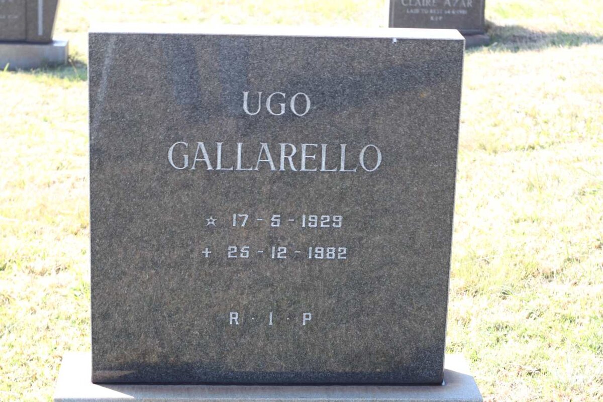 GALLARELLO Ugo 1929-1982