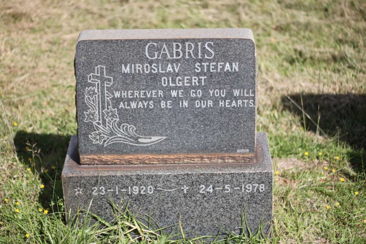 GABRIS Miroslav Stefan Olgert 1920-1978