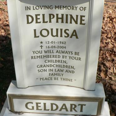 GELDART Delphine Louisa 1962-2004