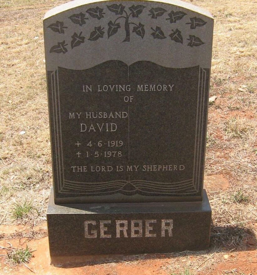 GERBER David 1919-1978