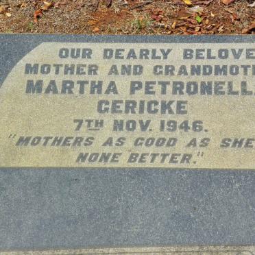 GERICKE Martha Petronella -1946