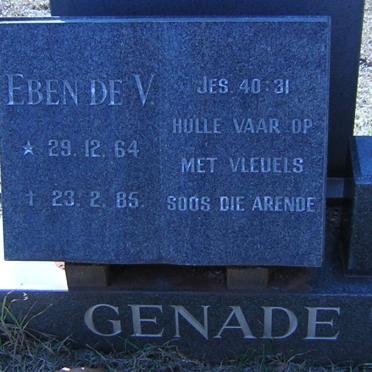GENADE Eben de V. 1964-1985