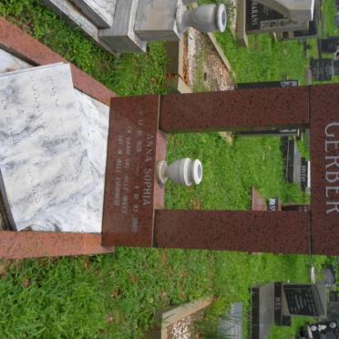 GERBER Jacobus Johannes 1920-1981 &amp; Anna Sophia 1928-2003