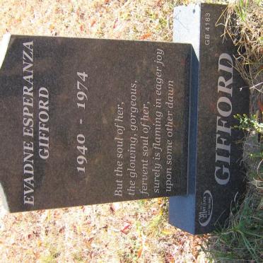 GIFFORD Evadne Esperanza 1940-1974