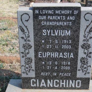 GIANCHINO Sylvium 1913-2003 &amp; Euphrasia 1918-2009
