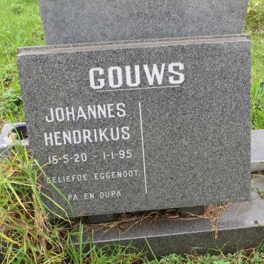 GOUWS Johannes Hendrikus 1920-1995