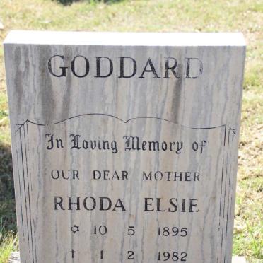 GODDARD Rhoda Elsie 1895-1982