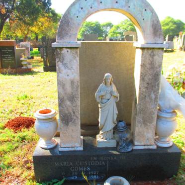 GOMES Maria Custodia 1927-1981